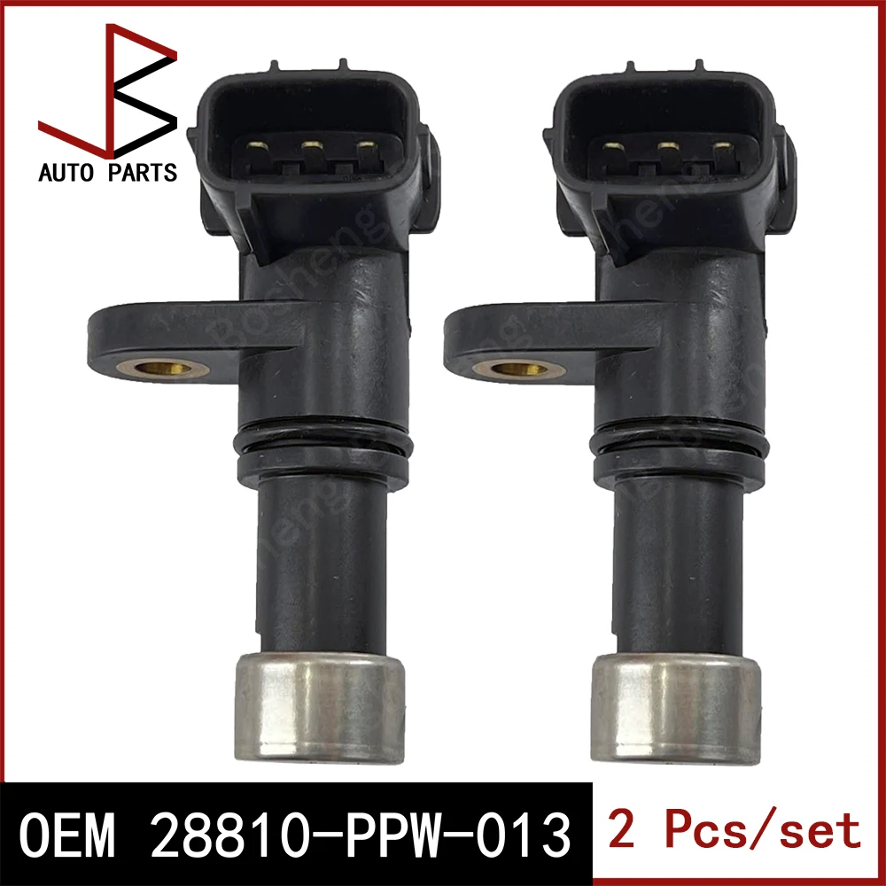 2 Pcs/set Crankshaft Pulse Sensor for Honda Accord 2003-07 Element 2003-06 OEM 28810-PPW-013 28810PPW013 28810 PPW 013