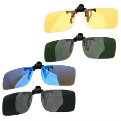 For Men Women Driving Night Vision Lens Anti-UVA UVB Clip On Sunglasses Driver Goggles Polarized Sun Glasses