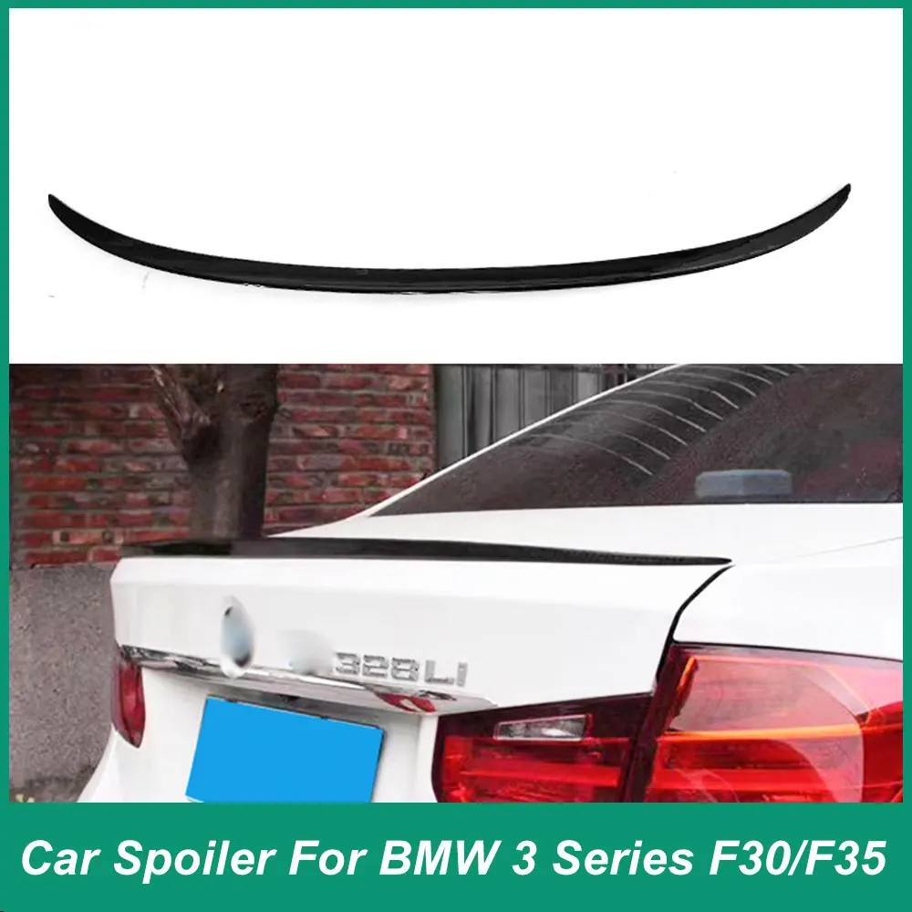 For BMW F30 F35 F80 M3 320 325 330 Rear Iuggage Compartment Iid Spoiler External Adjustment Accessories Duck Tail ABS Plastic