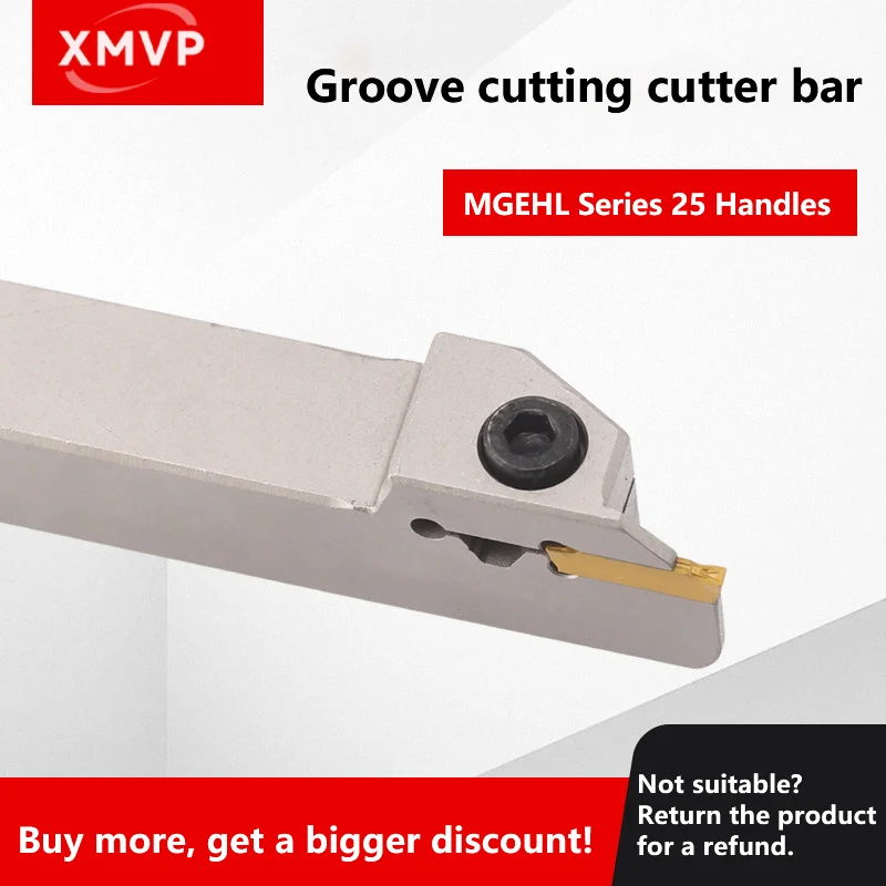 CNC lathe external slotting cutting tool bar MGEHL2525 reverse slotting tool bar with MGMN blade