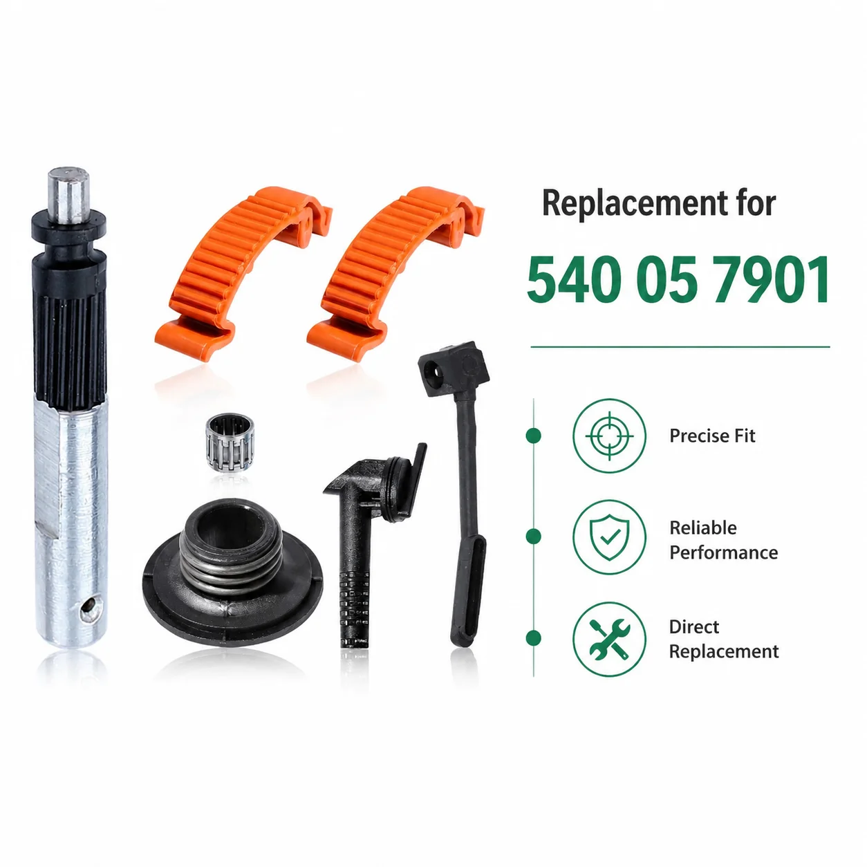 Chainsaw Oil Pump Repair Kit For Husqvarna 135 140 340 345 350 435 440E 445 450 450E w/ Filter Hose Replaces 544084202 540057901