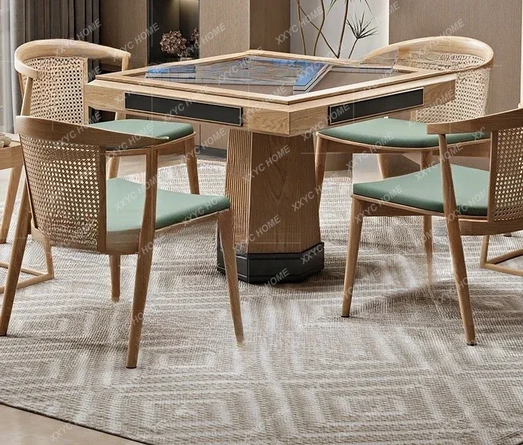 

WWНовый китайский оригинальный деревянный стол для маджонга, высококачественный автоматический стол для маджонга