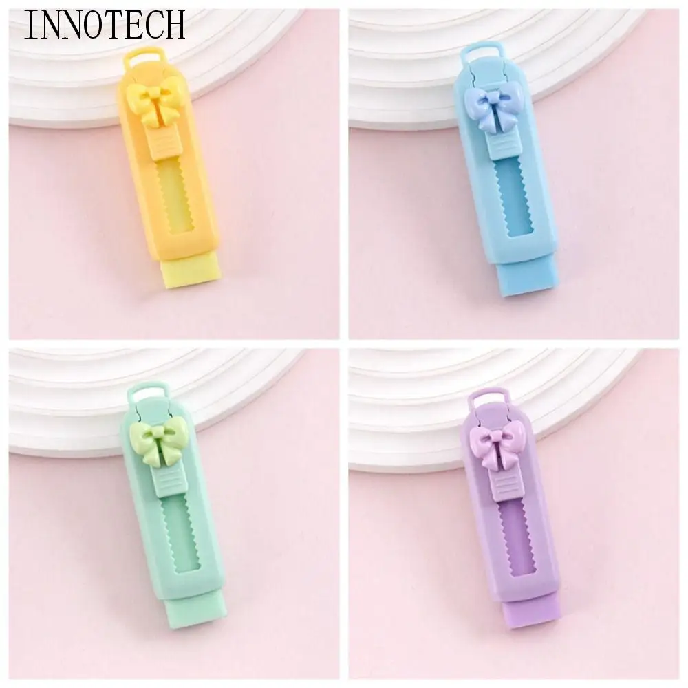 لوازم القرطاسية المحمولة دفع سحب ممحاة الكرتون الإبداعية دفع سحب المطاط دون أثر قابل للسحب القوس المطاط الطلاب