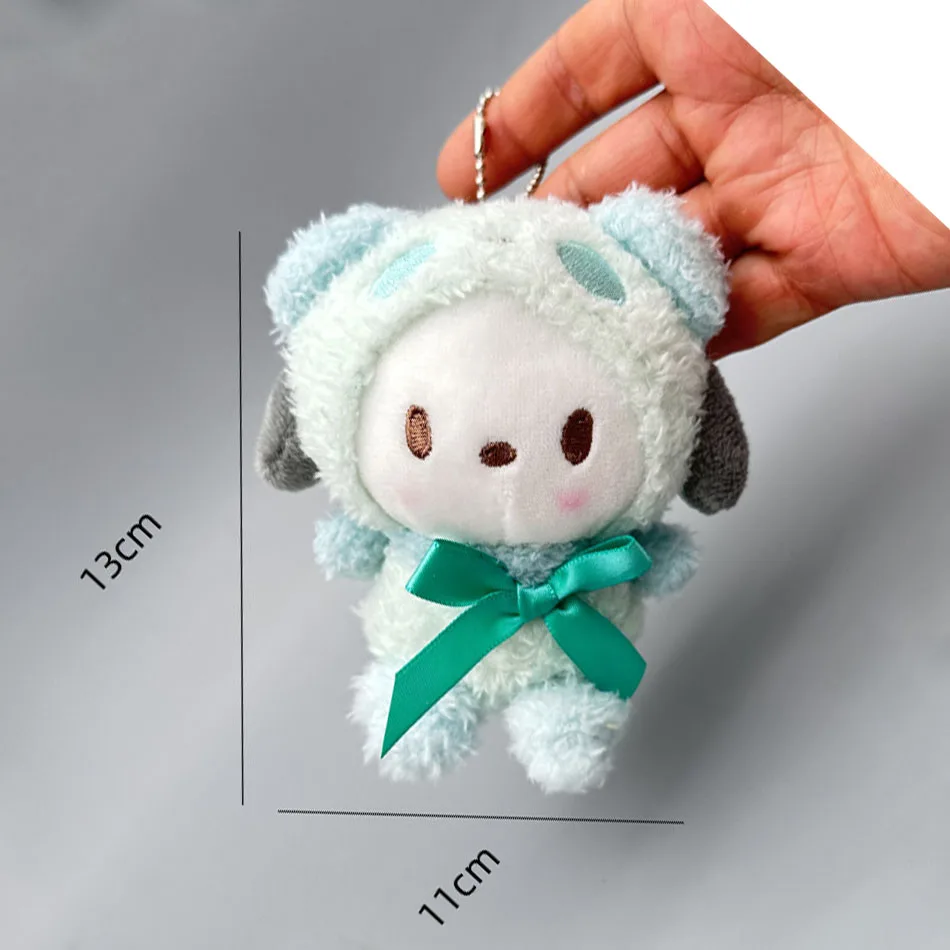 Kawaii Sanrio 25CM Plush Dolls Kuromi Hello Kitty Melody Cinnamoroll Plush Soft Stuffed Animals Dolls Plushie Pillow Xmas Gifts