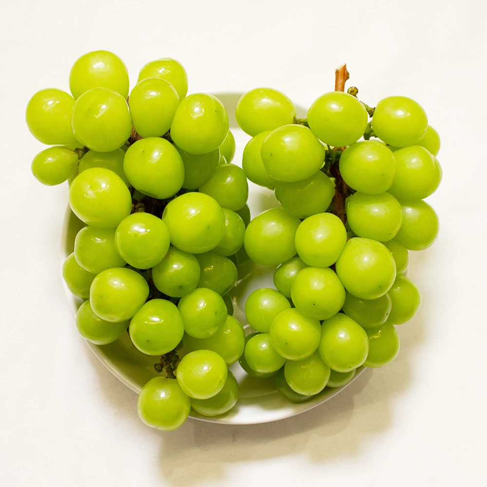 Uvas de muscat dulce, jugosas y con alto contenido de azúcar