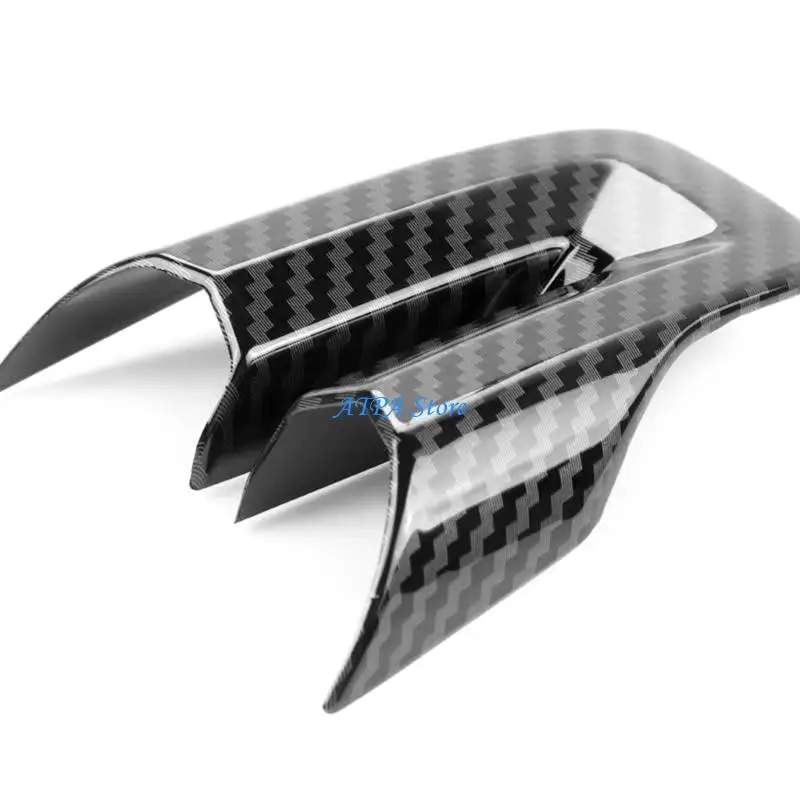 U13C 3x Kohlefaser-Auto-Lenkradknopf-Aufkleber, Verkleidung für Fahrzeugbesitzer