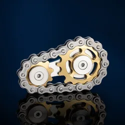 Gyro Toys Interesting Game Sprocket Flywheel Gyro Chic Bike Chain Wear-resistant for Release Anxiety Relax Keep Awake