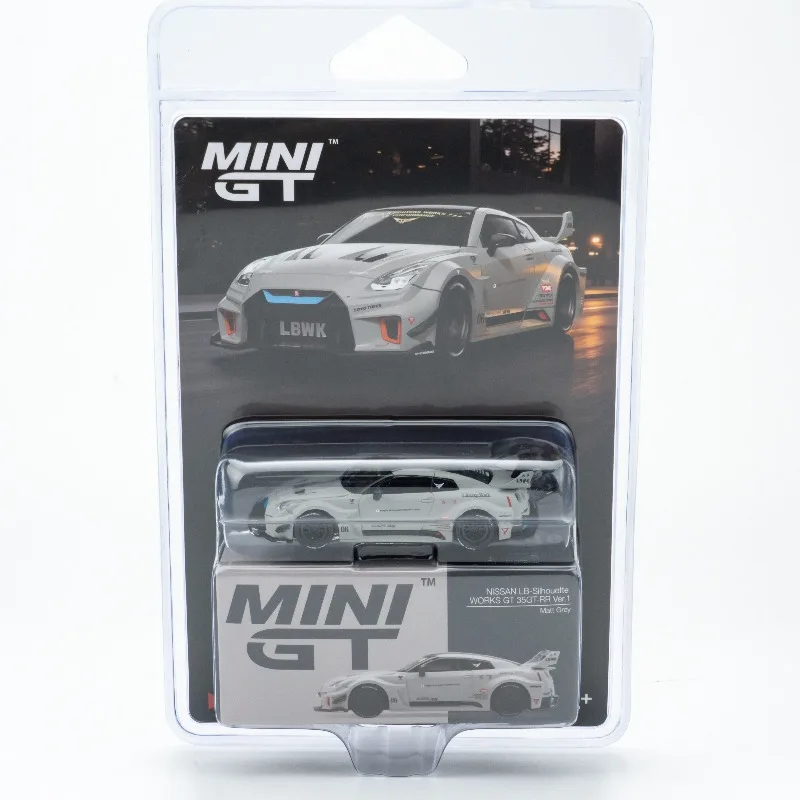 Diecast MINIGT 1:64 Scale LB-WORKS GT 35GT-RR Version 1 Alloy Car Model