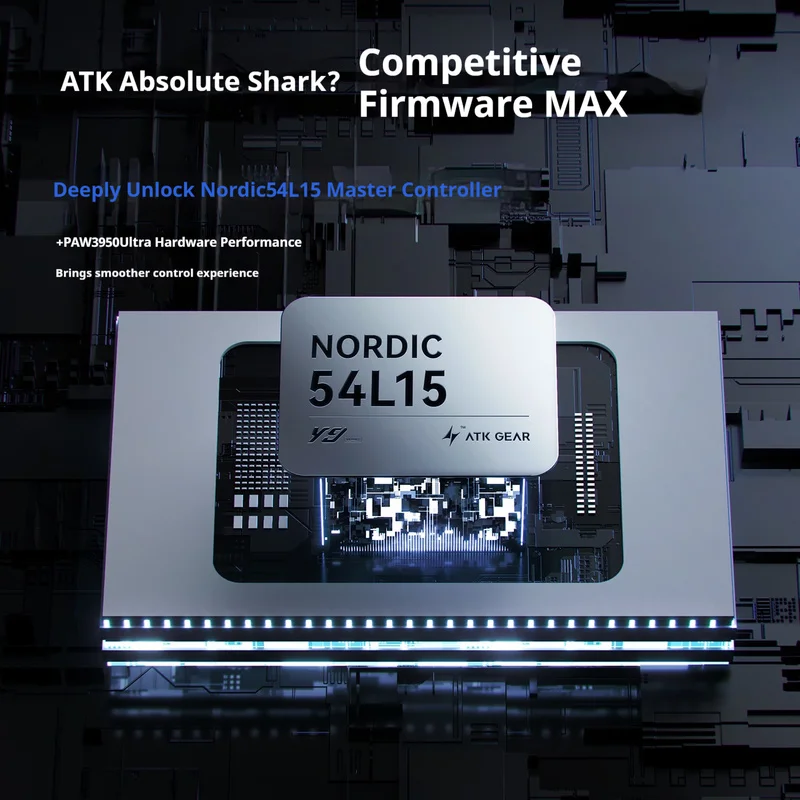 ATK Y9 pro Max Ultimate Game Mouse Master Edition ماوس لاسلكي خفيف الوزن مريح 8K ملحق مخصص للغاية للرياضات الإلكترونية