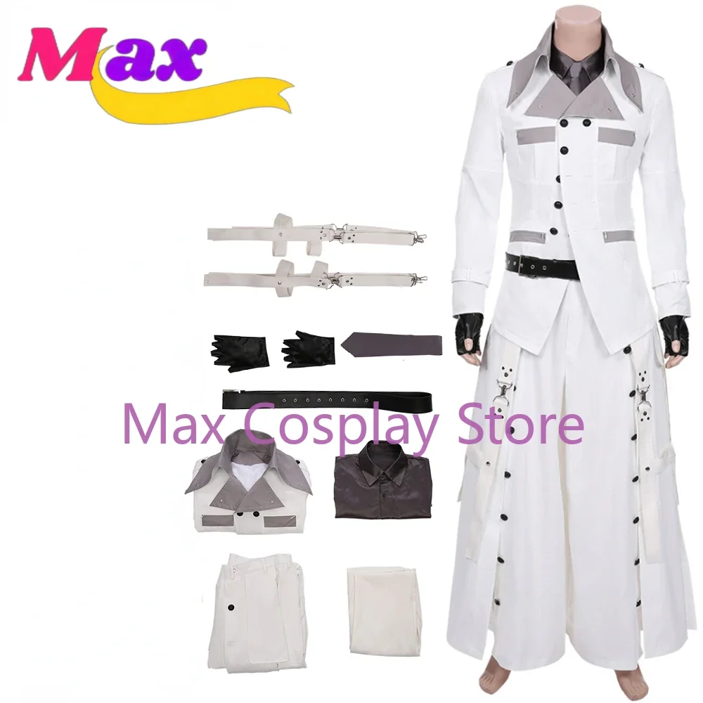 

Max косплей FF Rufus Shinra косплей костюм мужской плащ униформа Хэллоуин наряд карнавальные костюмы на заказ индивидуальный размер