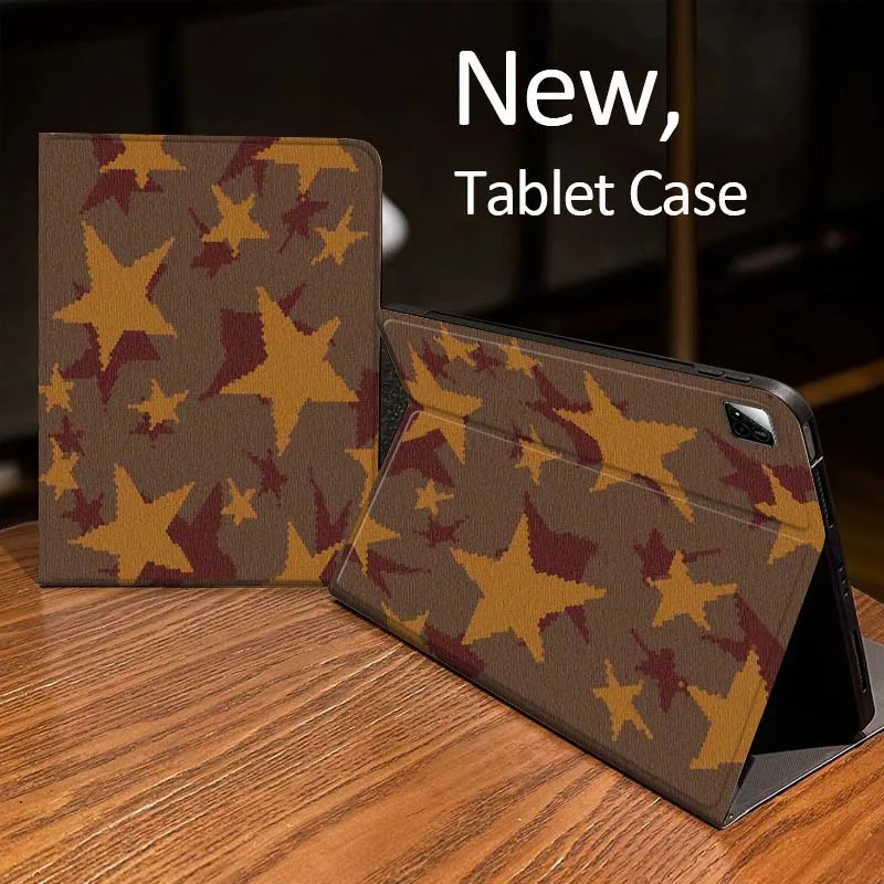 

Cartoon Star Pattern Fabric For Xiaomi Mi Redmi Pad 2 4 5 7S 6S 6 7 8 Plus SE Pro K 2025 inch 8.7 11 Tablet Case