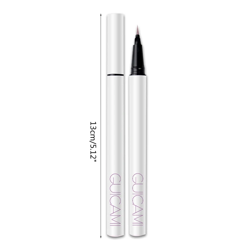 2 in 1 อายแชโดว์ Highlighter Liquid Eyeliner ปากกากันน้ำ Long-wear Ultra-fine Dropship