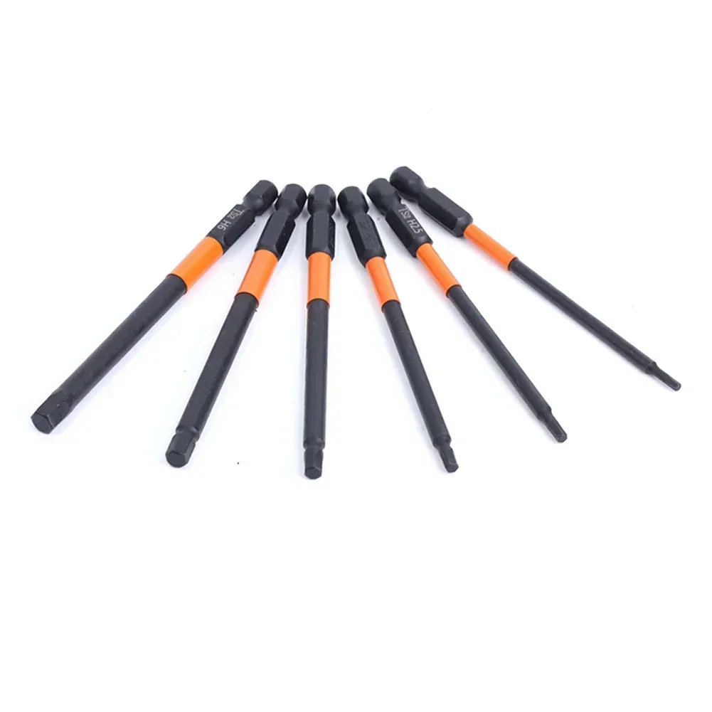 

Magnetic Hex Head Screwdriver Bits 1/4Inch Quick Change Impact-Driver H2.0-H6 Allen-Wrench Drill Bits Kit