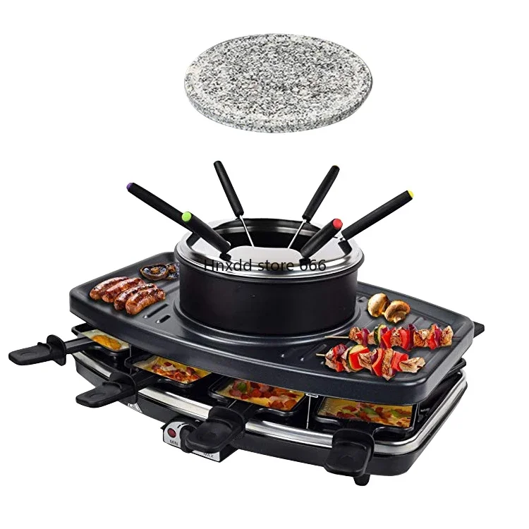 Export to Germany Double-layer electric oven Smokeless barbecue machine Cheese cheese teppanyaki