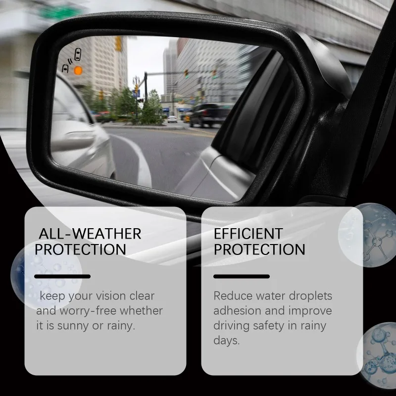 Car Decontamination and Descaling Water Stains Window Rain Proof Spray To Improve Vision Rear View Mirror To Remove Stains