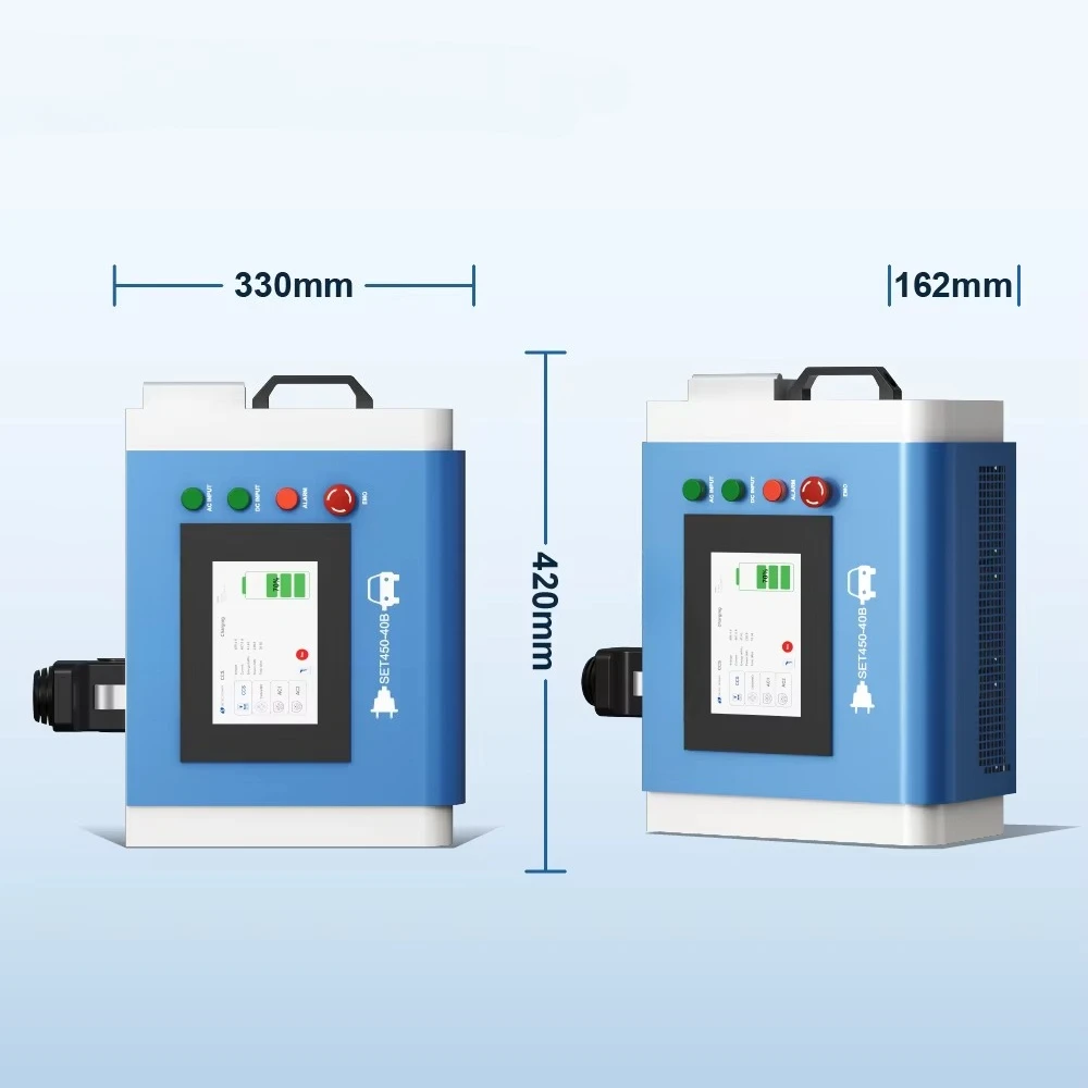 Travel Home 10kW Leve 3 Portable Mobile Dc Ev Charger Single-Phase Electric Vehicle Charging Station