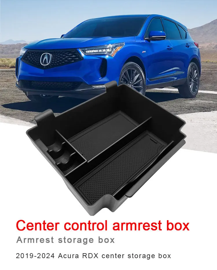 

For 19-24 Acura RDX armrest box, storage box, central control storage box, storage box