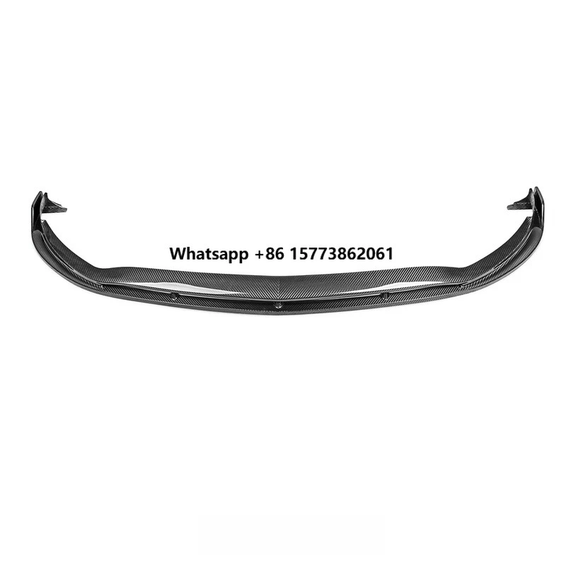 Dry Carbon Fiber Body Kit Front Bumper Lip Spoiler Splitter for W177 a Class Sport A35 Hatchback Sedan