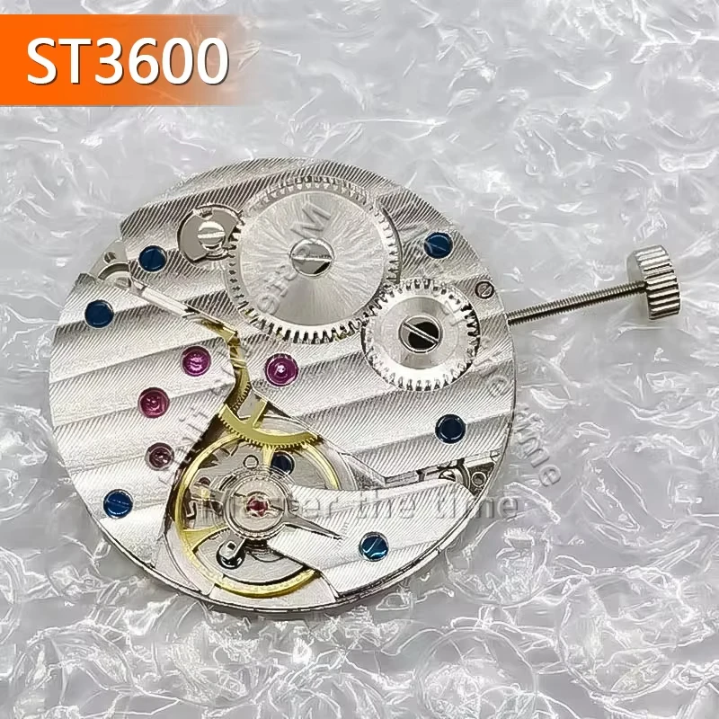 st3600-機械式時計ムーブメント-17-ジュエル高精度ユニット、メンズ腕時計の-eta-6497-ムーブメントの交換用