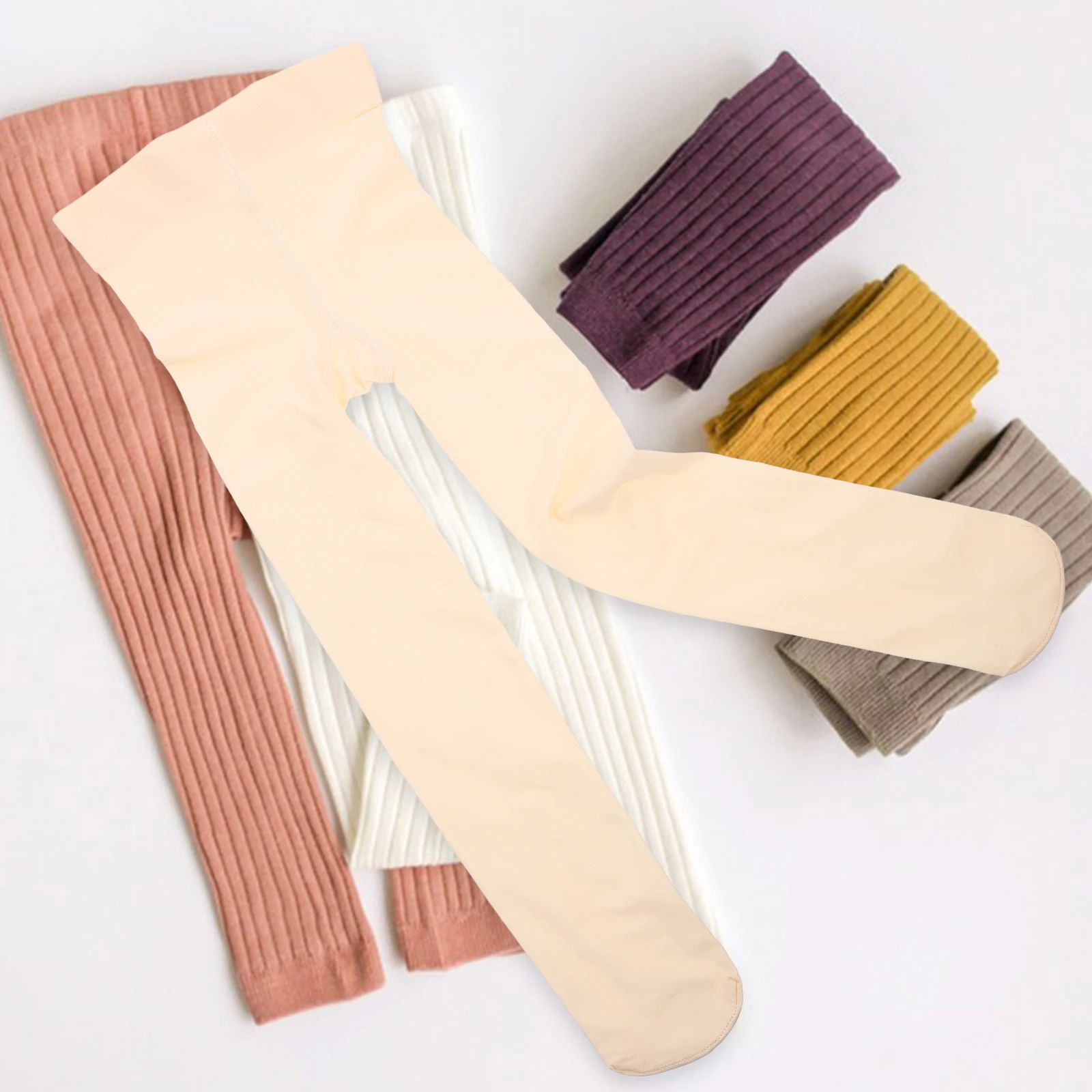 

1 Pair Girl'S Ballet Tights Soft Comfortable Dance Pantyhose Toddler Leggings Daily Wear -8 Years L Size Ballet