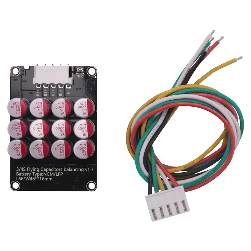 لوح BMS نشط لبطارية ليثيوم ليبو ، التعادل ، مكثف نقل الطاقة ، 4S ، 5A موازن مجموعة كاملة