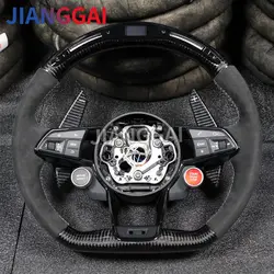 Led Carbon Fiber Steering Wheel Customized For Audi R8 TTS TT 2016-2021 Models LED Shift Sport Steering Wheel