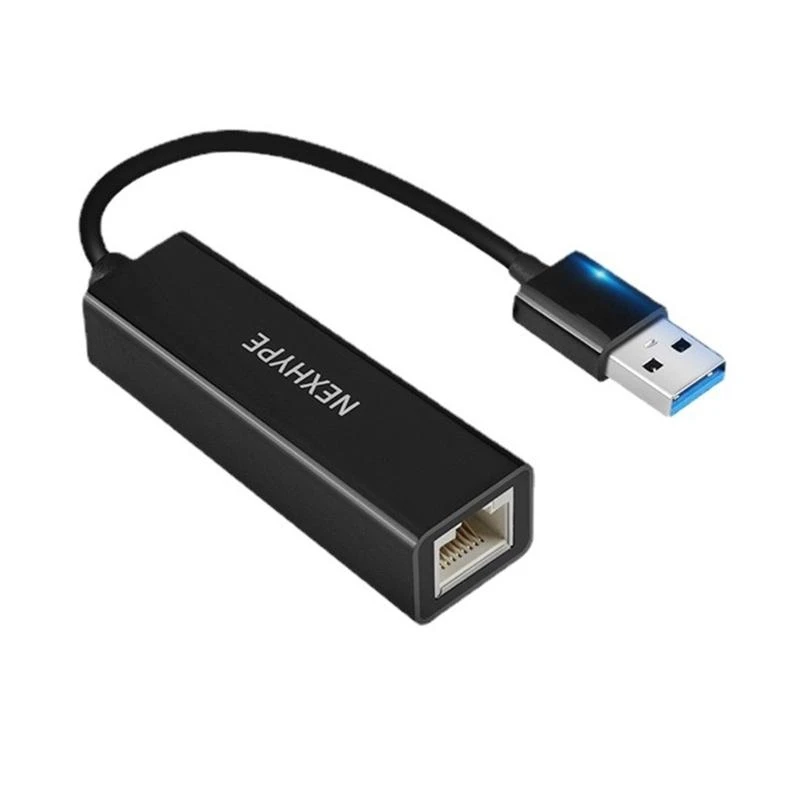 

U55C USB3.0 до RJ45 Gigabit Ethernet Адаптеры быстрого скорости 5 Гбит / с проводных сетевых преобразователей для пробок и игры