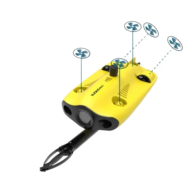 MINIS 200m Professional 4K HD Underwater Line With Remote Control Camera Equipment for Salvage Rescue Can Be Mounted