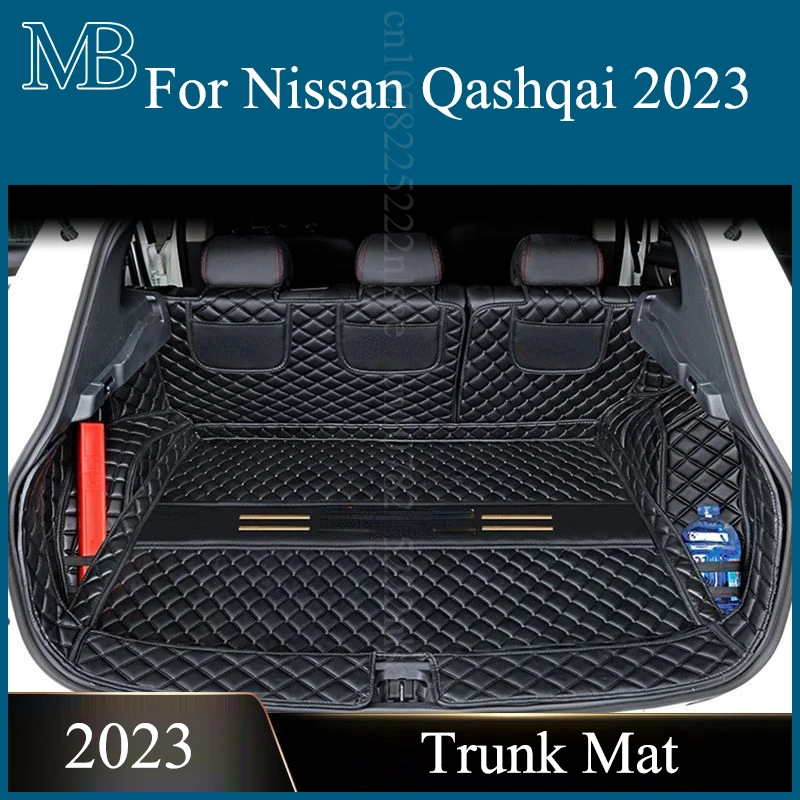 For Nissan Qashqai J12 III 2022 2023 2024 Tailored Boot Liner Mat Cargo Trunk Floor Tray Carpet Waterproof Anti Slip Cover