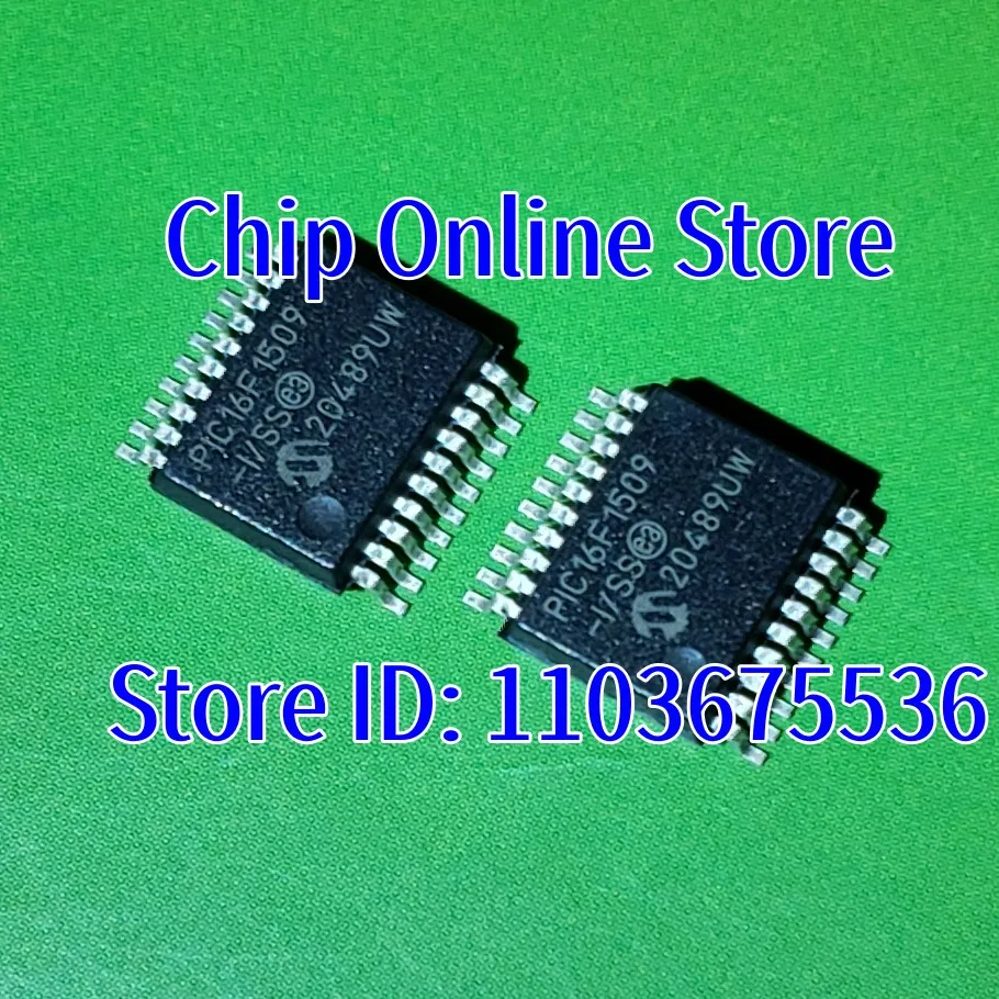 

5~100pcs PIC16F1509-I/SS PIC16F1509T-I/SS PIC16F1509 SSOP20 New Original 8 Bit Microcontroller MCU