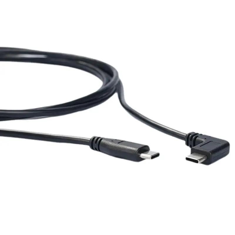 R53C USB Type C to Type C Charging Data Cable 60W 90 Degree for Gaming and Data Sync