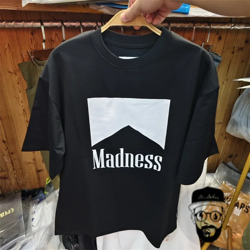 

320g pure cotton MADNESS PRINT TEE men's and women's casual loose oversized t shirt