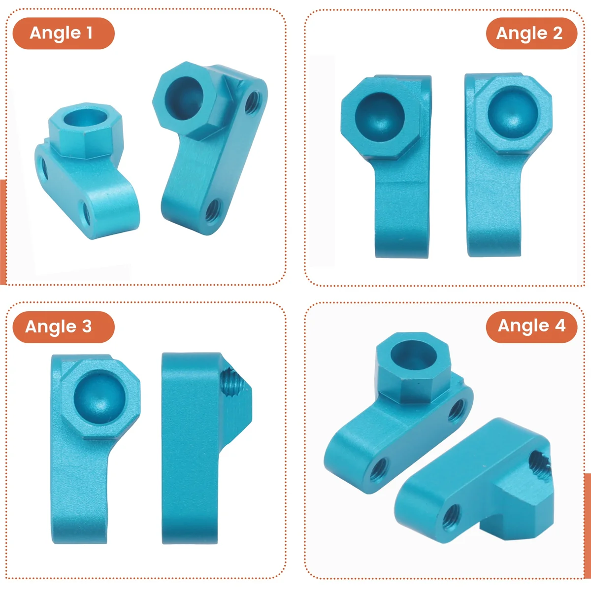 ABZW 2 шт. металлическое заднее отдельное крепление подвески для Tamiya XV-01 XV01 1/10 RC автомобиль модернизирует детали аксессуары