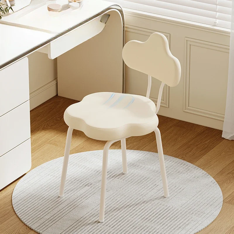 

Cream wind makeup stool girls bedroom dresser chair