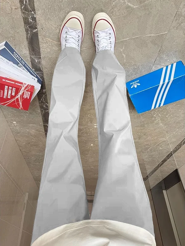 

Qui Dry Satone Men's Summer Thin Waterproof Ice Silk Cargo Pants Straight Leg Casual Trousers Youth Vitali Sle All S...