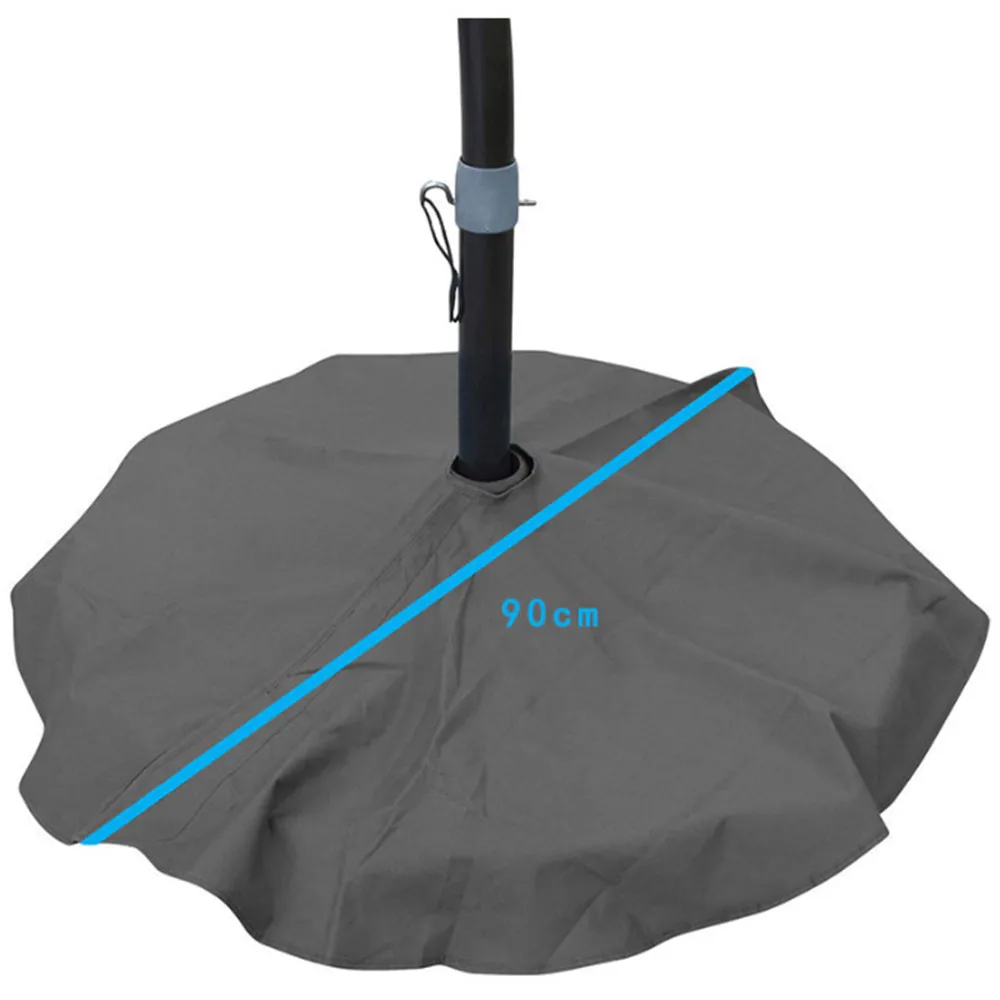 Umbrella Stand Dust Cover Round 90CM Parasol Stand Cover Patio Umbrella Base Weight Bag Cover Waterproof Sunscreen