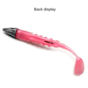 Shad-Vinil Paddle Super Soft Tails for Bass, Zander Fisheries Bait, Bait Bait Kit, 6 Colors, Jig Head, 10cm, 15.5g 12 Main Sales Vinyl Breed Fishing - №10