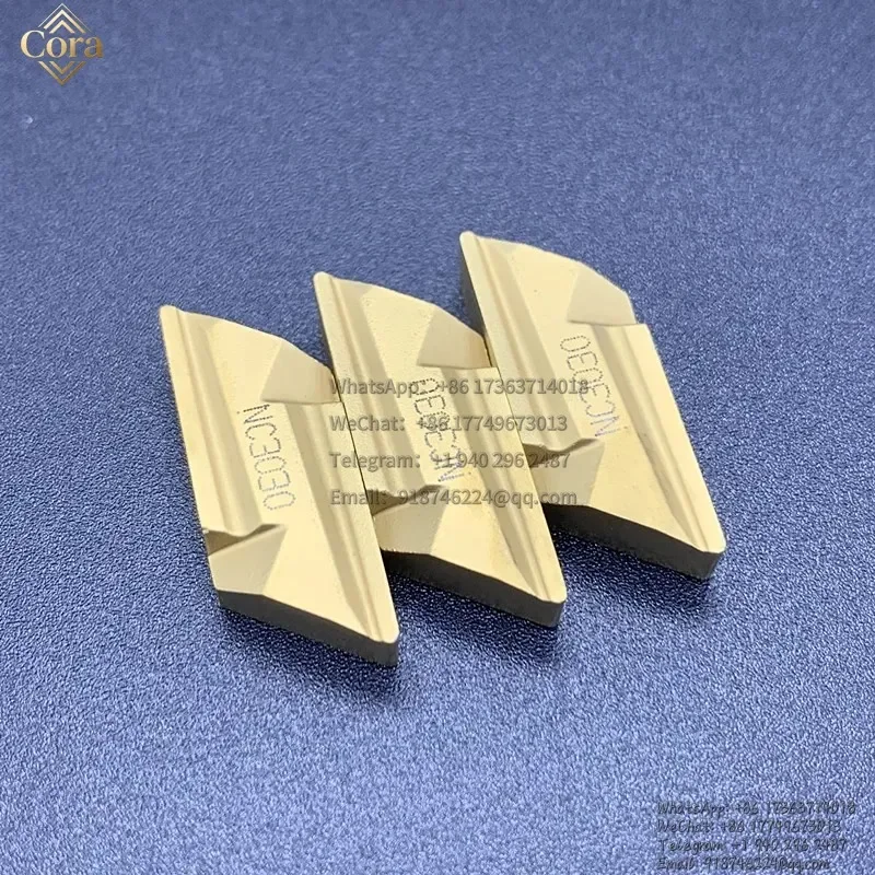 carbide inserts KNUX160405R KNUX160405L KNUX/160405L 160405R NC3020 NC3030 metal lathe tools steel processing blade view 3