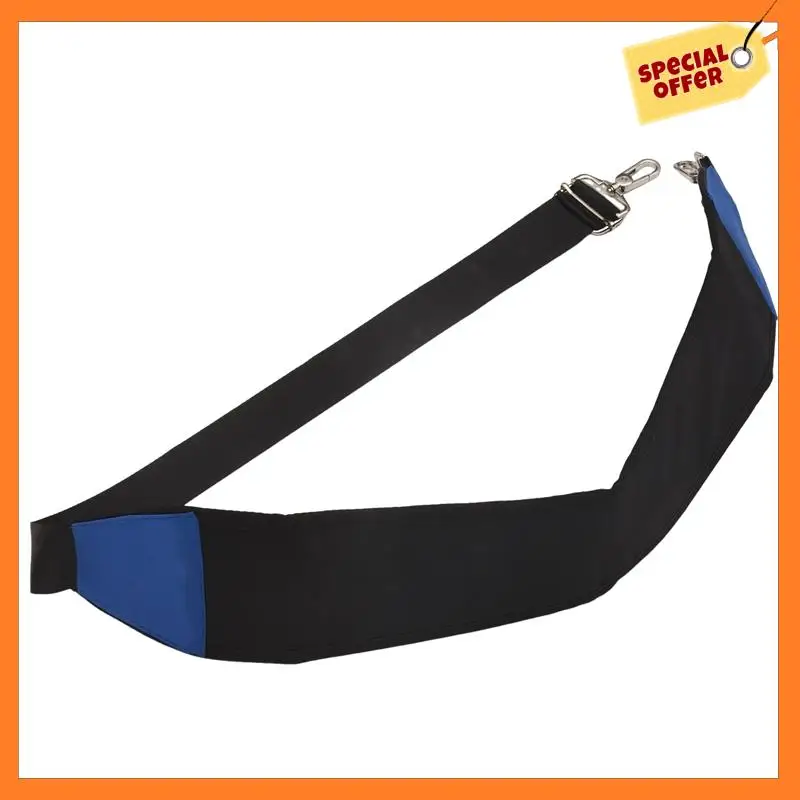 

AD08-Adjustable Golf Bag Strap, Single Padded Adjustable Straps, Universal Backpack Shoulder Strap With Two Metal Hooks