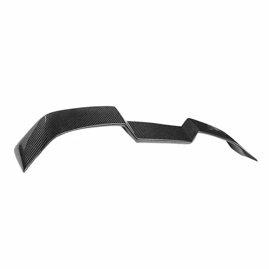 For BMW 4 Serie M4 G82 G22 425 430 440 Carbon Fiber Tail fins Rear Trunk Spoiler Guide Wing Rear Wing Car Trunk Diverter V Style