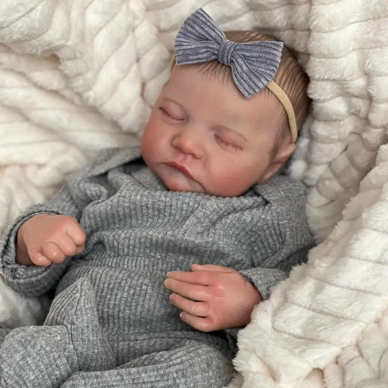 Muñeca Reborn Realista – Muñeca Bebé Realista Bañable de 50 cm