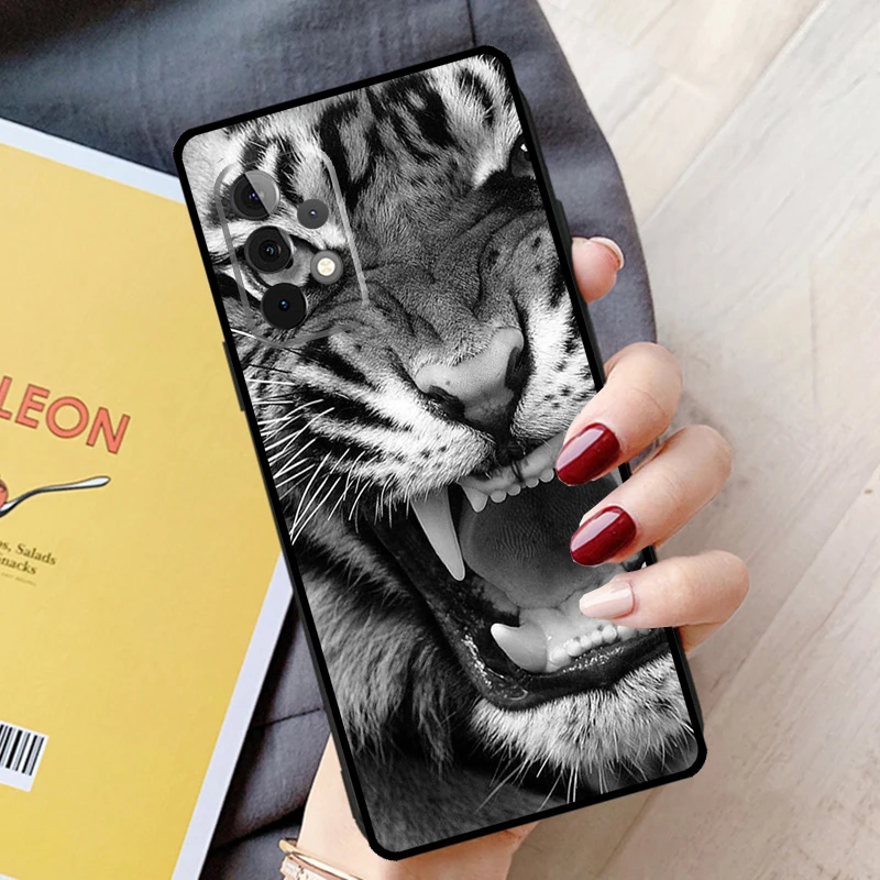 Cheetah Panther tiger lion Funda For Samsung Galaxy A54 A53 A52 A14 A24 A34 A13 A23 A33 A12 A22 A32 A42 A51 A71 Case