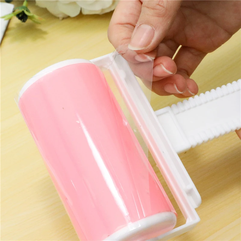 1PCS Hot Sale Household Colorful Cleaning Tools Lint Roller Remover Sticky Brush Roller For Pet Hair