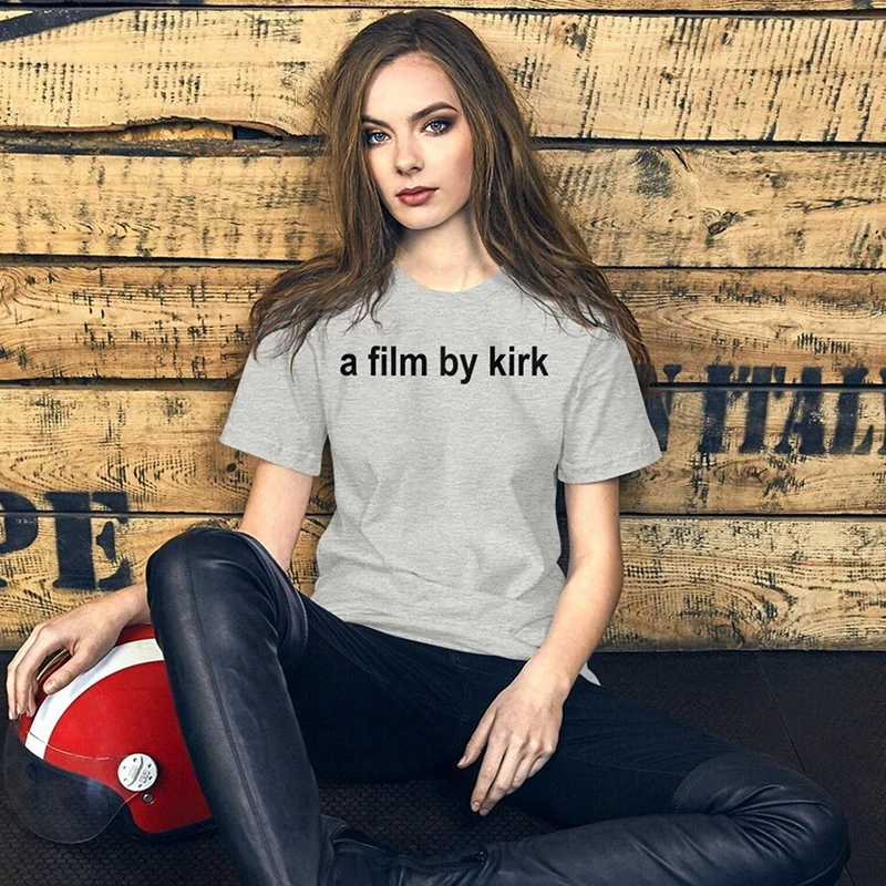 

Summer Fashion Y2k Women T Shirt Cotton Graphic Tee A Film By Kirk Funny Saying Womens Clothes O Neck Cotton Outfits