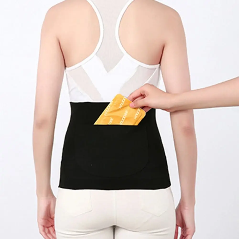 Warm Thermal Waist Support Belt High Elastic Traceless Fleece Waist Warmer Secure Fit Comfortable Abdominal Wrap Elderly People