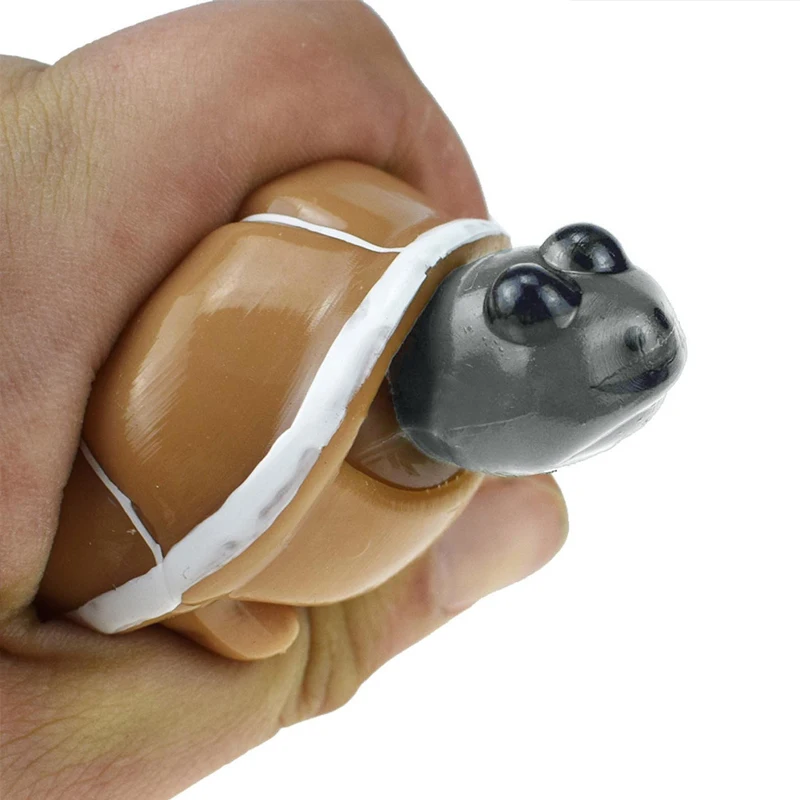 Creative Decompression Artifact Relaxation Vent Toy Squeeze Turtle Key Chain Turtle Vent Ball Hand Pinch Antistress Relief Toy