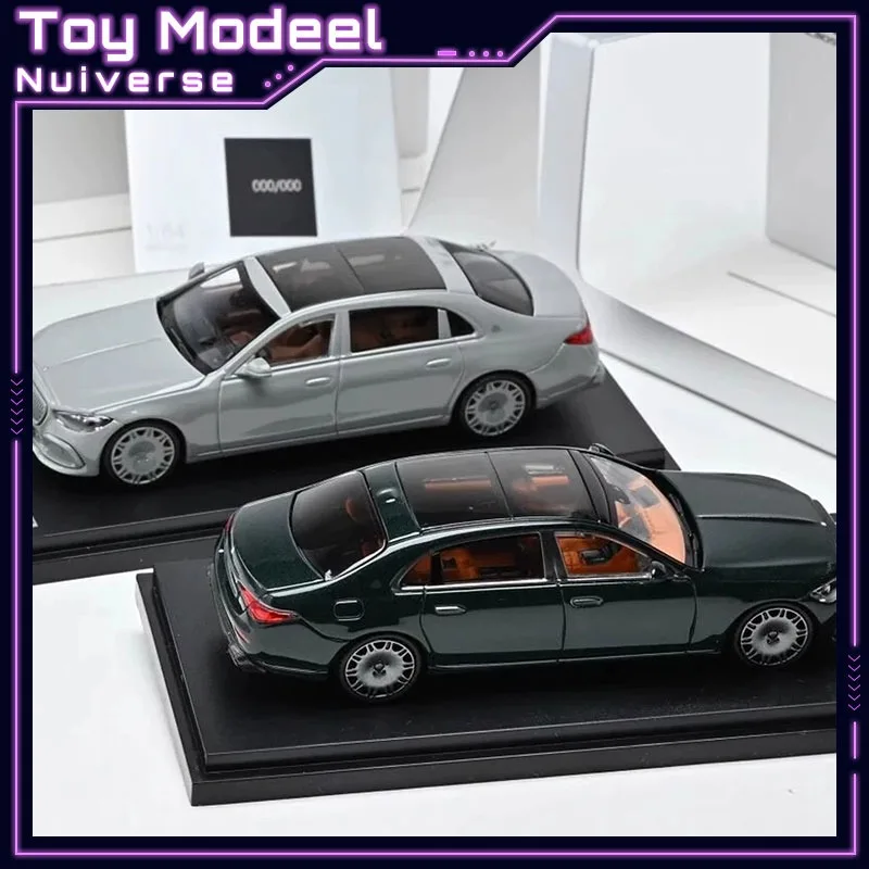 AR Box 1:64 Scale Diecast Alloy Car Model Mercedes Brabus S850 Maybach Masterpiece Detailed Collectible Replica Perfect Gift