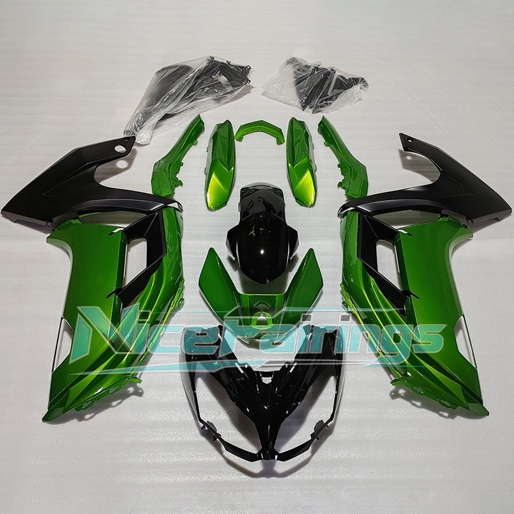 Aftermarket Replacement Fairings for 2012-2016 Ninja 650 ER-6F 12-16 Pre-Drilled Holes Fairing Set Plastic Kit