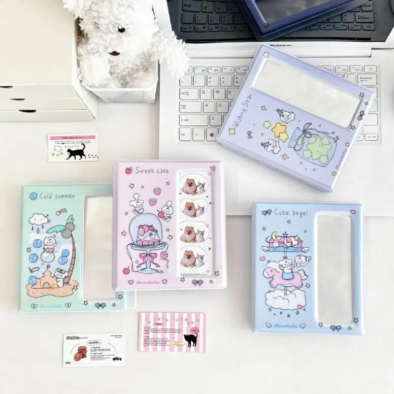 C Cartoon Photo Booth Album Idol Photo Album With 20 Capacity Transparent Inner Pages Album Para Fotografias Photocard Supplies