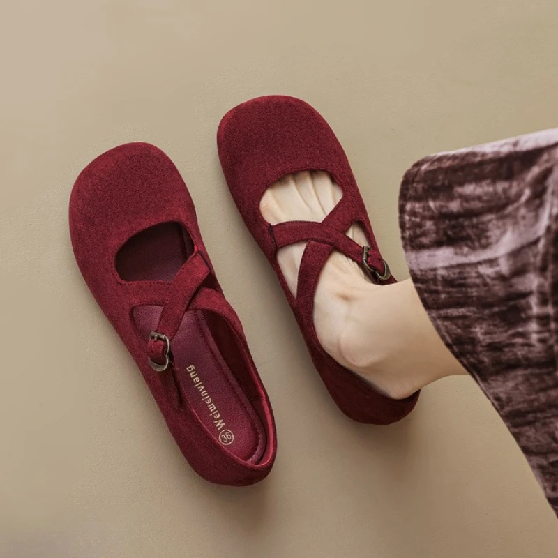 

2023 весенне-осенняя модная женская повседневная обувь на плоской подошве с пряжкой и ремешком с леопардовым принтом и круглым носком